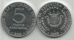 Burundi 5 Francs  1980. - Burundi