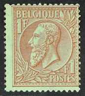 1884-91 1f Red-brown On Green King (Michel 46, SG 76, COB 51), Fine Mint, Centred To Upper Right, Fresh Colour, Cat £1,3 - Andere & Zonder Classificatie