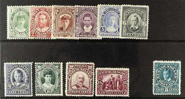 1911-16 Coronation Set, SG 117/127, Fine Mint. (11 Stamps) For More Images, Please Visit Http://www.sandafayre.com/itemd - Andere & Zonder Classificatie