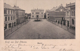 Gruß Aus Bad Oldesloe. Markt. 1900. - Bad Oldesloe