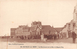 80-CAYEUX-SUR-MER- LE BOULEVARD DE LA MER ET MAGIC CITY - Cayeux Sur Mer