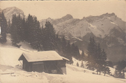 Suisse - Villars-sur-Ollon - Photographie - Châlet Sous La Neige - Cachet Photographe Butner Au Verso - Ollon