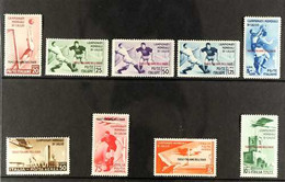 DODECANESE ISLANDS EGEO. 1934. World Football Championship Complete Set, Sass S14, SG 128/136, Fine Mint (9 Stamps) For  - Andere & Zonder Classificatie