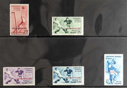 EGEO (DODECANESE ISLANDS) 1934 World Football Championship Complete Postal Issues Set (Sass. S. 13, SG 128/32), Never Hi - Andere & Zonder Classificatie