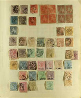1858-1949 SPLENDID OLD TIME COLLECTION ON PAGES With Highlights Incl. 1858-62 (6d) Vermilion And Unissued Red-brown Unus - Mauritius (...-1967)
