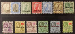 "SPECIMEN" OVERPRINTS 1903 To 1920's All Different Range With Values To 5s. The 1903 2d And 2½d Without Gum, Otherwise M - Montserrat