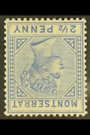 1884-85t. 2½d Ultramarine, Watermark Crown CA INVERTED, SG 10w, Mint, Lightly Toned Gum. For More Images, Please Visit H - Montserrat