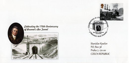 Great Britain - 2011 - Brunel's Box Tunnel - 170th Anniversary - Posted FDC (first Day Cover), Private Issue - Lettres & Documents