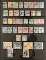 1948-1991 FINE USED COLLECTION On Stock Pages, Includes 1948-52 KGVI Both Perf Types Sets, 1955-59 Pictorial Set, 1962 S - Singapore (...-1959)