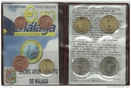 EUROS SERIE PRUBAS DE CHURRIANA . 01.10.98 EN PERFECTO ESTADO DE CONSERVACION. (EN VENTA) -  Ensayos Y Reacuñaciones