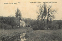 - Val D Oise -ref-801- Osny - Chateau De Busagny - Le Parc - Chateaux - - Osny