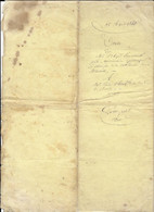 1846 - VENTE CHATEAU DE BRESIS CHAPELLE TERRES PAR LE PRETRE LOEVENBRUCK POUR LE CURE OLIVET CURE DE PONTEILS - DOCUMENT - Documents Historiques