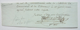Signature Autographe Du Baron Bernadotte, Frère Ainé Du Roi De Suède - Autografi
