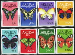 ARUBA 2016 Butterflies Butterfly Insects Animals Fauna MNH - Butterflies