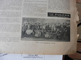 Course De TRI-CARS, Coupe VANDERBILT, AUTOMOBILES , Publicités , Etc (feuilles éparses Journal Ancien " L'ILLUSTRATION " - Pubblicitari