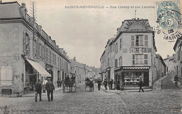 Ste Menehould           51         Rue Chanzy Et Rue Lamotte . Librairie : Au Sacré Cœur      (voir Scan) - Sainte-Menehould