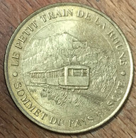 64 LE PETIT TRAIN DE LA RHUNE MDP 2002 MÉDAILLE SOUVENIR MONNAIE DE PARIS JETON TOURISTIQUE MEDALS COINS TOKENS - 2002