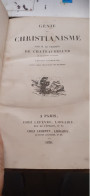 Génie Du Christianisme VICOMTE DE CHATEAUBRIAND Lefèvre 1838 - Auteurs Français