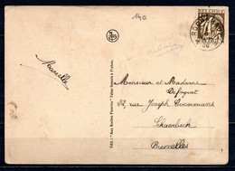 337 Op Postkaart (Frahan) Gestempeld (sterstempel) ROCHEHAUT - 1932 Ceres E Mercurio