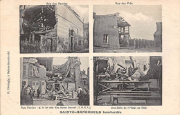 Ste Menehould           51          4 Vues Sur Les Bombardements          (voir Scan) - Sainte-Menehould