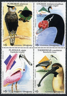 Uruguay 1998 MiNr. 2347 - 2350 Birds Caracara Spoonbill Swan 4v MNH** 8,00 € - Cygnes