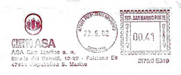 SAN MARINO - 2002 GRUPPO ASA IMBALLAGGI - Ema Affrancatura Meccanica Rossa Red Meter Su Busta Viaggiata - 2006 - Storia Postale