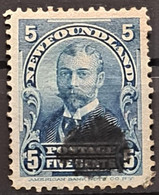 NEWFOUNDLAND 1897/1901 - Canceled - Sc# 85 - 5c - 1865-1902