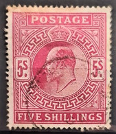 GREAT BRITAIN 1902/11 - Canceled - Sc# 140 - 5sh - Gebruikt