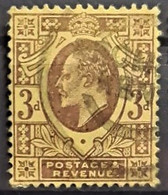 GREAT BRITAIN 1902 - Canceled - Sc# 132 - 3d - Used Stamps