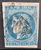 FRANCE 1870 - Canceled - YT 45B - 20c - 1870 Emisión De Bordeaux