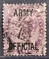 GREAT BRITAIN 1896 - Canceled - Sc# O55 - ARMY OFFICIAL - Officials