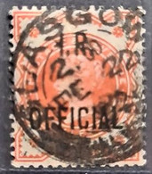 GREAT BRITAIN 1888/89 - Canceled - Sc# O11 - I.R. OFFICIAL 0.5d - Oficiales