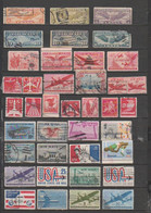 USA-Lot Of 77 Used Stamps"AIRMAIL" - Sonstige & Ohne Zuordnung