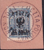 POLAND 1918 I POL CORPS Fi 5 Used On Piece Forgery - Usados