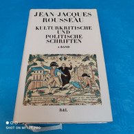 Jean Jacques Rousseau - Kulturkritische Und Politische Schriften Band 2 - Altri & Non Classificati