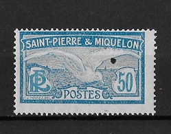 ⭐ Saint-Pierre Et Miquelon N° 114** Neuf Sans Charnière Petit Point Parasite Fait Pendant L'impression⭐ - Ungebraucht