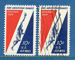 ⭐ Etats Unis - YT PA N° 54 - Neuf Sans Charnière Et Oblitéré - Poste Aérienne - 1959 ⭐ - 2b. 1941-1960 Nuevos