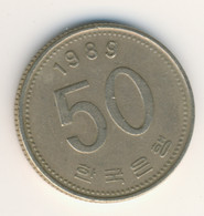 S KOREA 1989: 50 Won, KM 34 - Corée Du Sud