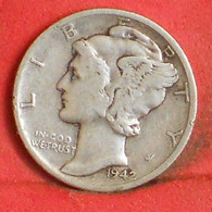 USA 1 DIME 1942 - ***SILVER***   KM# 143 - (Nº40743) - 1916-1945: Mercury (Mercurio)