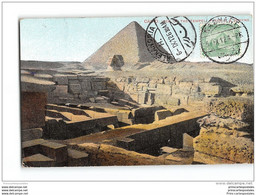 CPA Le Caire Sphinx Et Pyramides Carte Maximum - Kairo