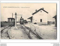 CPA 21 Gevrey Chambertin La Gare Du Tramway Ligne De Dijon Gevrey - Gevrey Chambertin