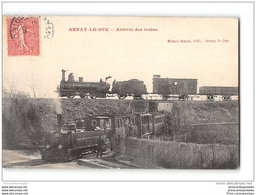 CPA 21 Arnay Le Duc Arrivée Des Trains Tramways Ligne De Beaune Semur - Arnay Le Duc