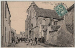 78 - Porcheville, Près Mantes - L'Eglise. - Porcheville