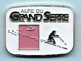 @@ Ski Skieur Descente Alpe Du GRAND SERRE Station De Ski Alpes Du Nord (1.8x2.4) @@sp561 - Winter Sports