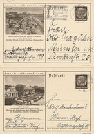 Allemagne 2 Entiers Postaux Illustrés Différents - Enteros Postales