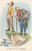 Sports - Alpinisme Randonnée Escalade - Illustrateur - Couple - Macho - Alpinisme