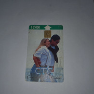 Chile-(cl-ctc22a)-comunicacion-(61)-($2.000)(Crooked-dirty)-(9/1996)-(look Out Side)-used Card+1card Prepiad Free - Chile