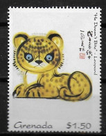 GRENADE  N° 2301 * *  Tableaux Han Meilin  Leopard - Andere & Zonder Classificatie