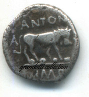 FULVIA QUINARIO MARC'ANTONIO LEONE REPUBBLICA ROMANA 41 A. CRISTO - Republic (280 BC To 27 BC)