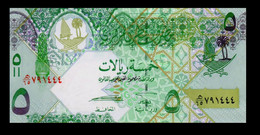 Qatar 2008 5 UNC Riyals X 1 P-29 (Sign 1) - Qatar